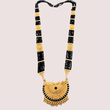 Handcrafted Brass Alloy Traditional Pahadi Mangalsutra Necklace